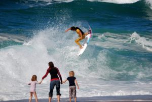 Plage de la Gravière à Hossegor.