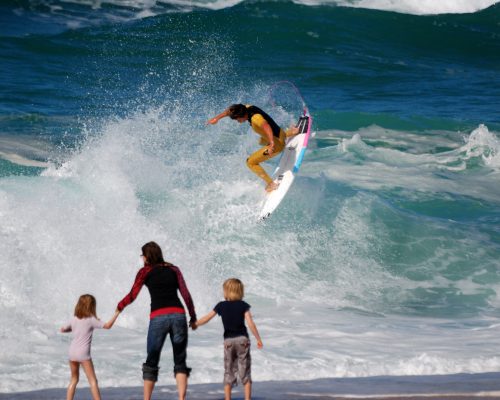 Plage de la Gravière à Hossegor.