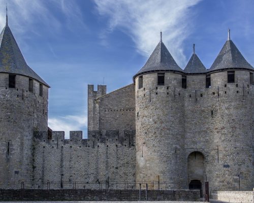 Cité de Carcassonne (Aude, Occitanie,France )