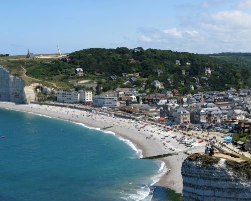 falaises d'étretat (seine-maritime, normandie,france )