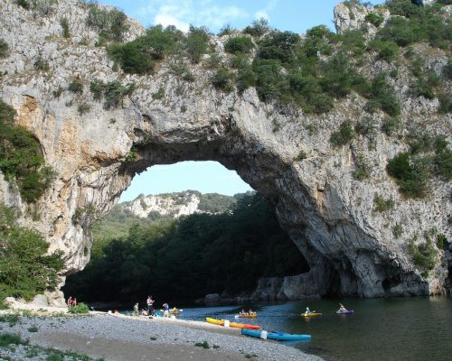Gorges de l'Ardèche (Ardèche, Auvergne-Rhône-Alpes,France )