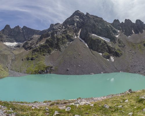 lac blanc (haut-rhin, grand est,france )
