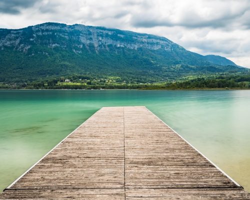 Lac d'Aiguebelette (Savoie, Auvergne-Rhône-Alpes,France )